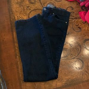 Gloria Vanderbelt average size 10 embellished jeans. Gray sequined